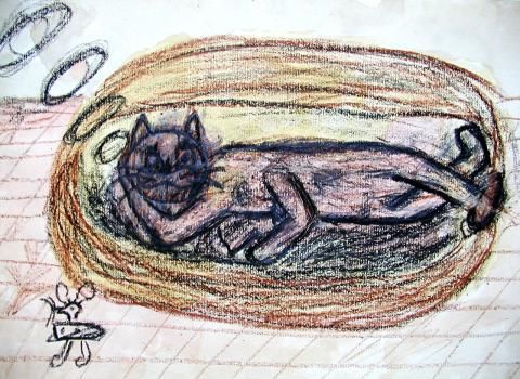 Archiv-Bild „Katze und Maus“