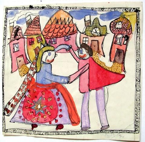 Archiv-Bild „Tanzendes Brautpaar“