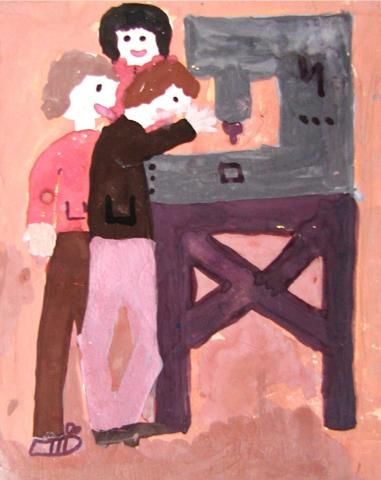 Archiv-Bild „An der Bohrmaschine“