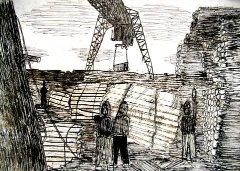 Archiv-Bild „Holzlager“