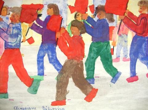 Archiv-Bild „1. Mai - Internationaler Kampf- und Feiertag der Werktätigen“