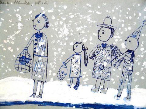 Archiv-Bild „Nach dem Weihnachtseinkauf“