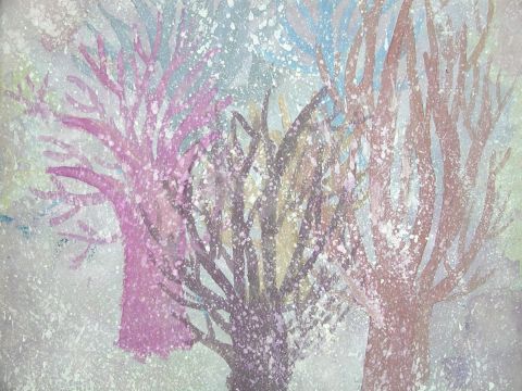 Archiv-Bild „Bäume im Schnee“