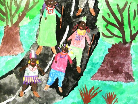 Archiv-Bild „Kinder im fernen Land“