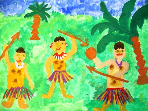 Archiv-Bild „Kinder im fernen Land“