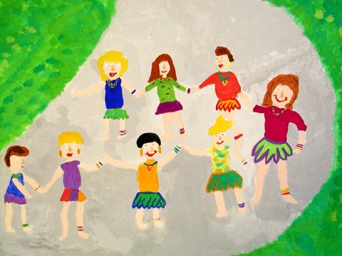 Archiv-Bild „Kinder im fernen Land“