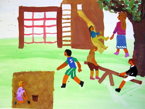 Archiv-Bild „Auf dem Spielplatz“