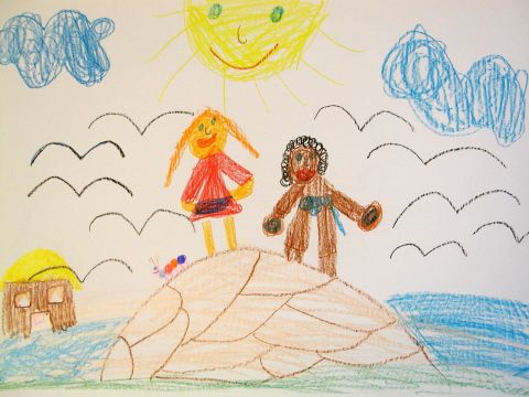 Archiv-Bild „Kinder im fernen Land“