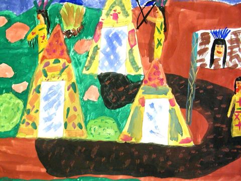 Archiv-Bild „Kinder im fernen Land“