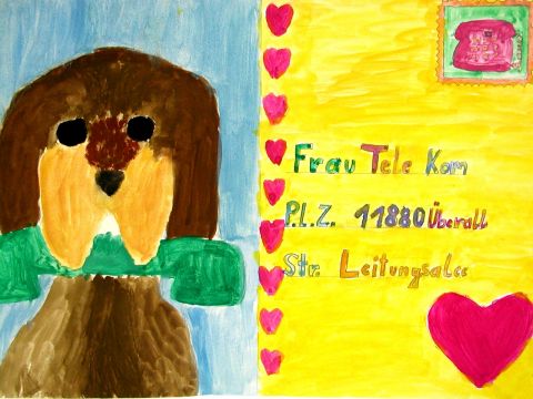 Archiv-Bild „Postkarte an die Telekom“