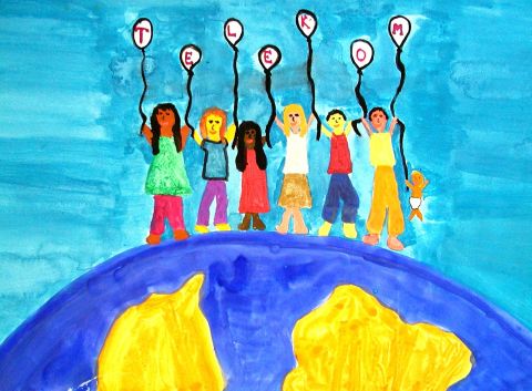 Archiv-Bild „Die Telekom verbindet die Welt“