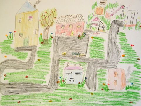 Archiv-Bild „Wohngebiet mit Spielplatz“