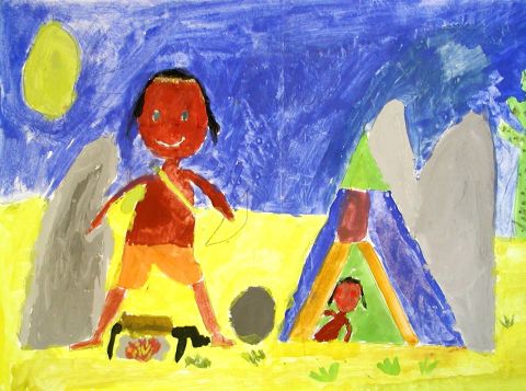 Archiv-Bild „Kinder im fernen Land“