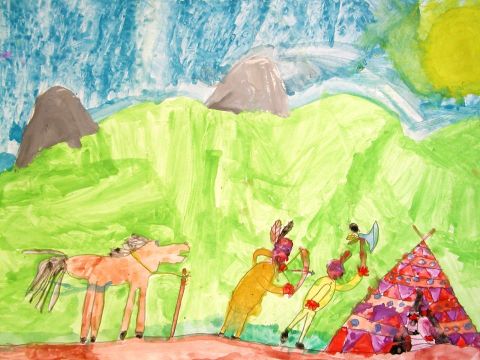 Archiv-Bild „Kinder im fernen Land“