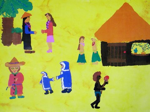 Archiv-Bild „Kinder aus fernen Ländern“