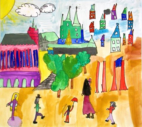 Archiv-Bild „Domplatz in Erfurt“