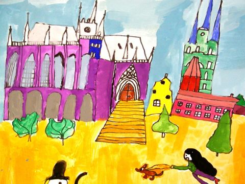 Archiv-Bild „Dom und Severikirche in Erfurt“