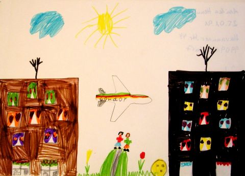 Archiv-Bild „Wir sehen ein Flugzeug“