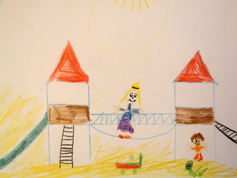 Archiv-Bild „Ich gehe gern mit meinem Bruder auf den Spielplatz“