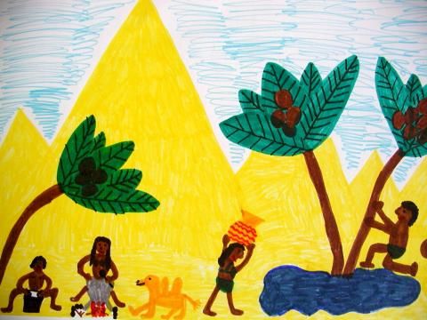 Archiv-Bild „Kinder im fernen Land“