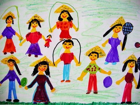 Archiv-Bild „Kinder im fernen Land“