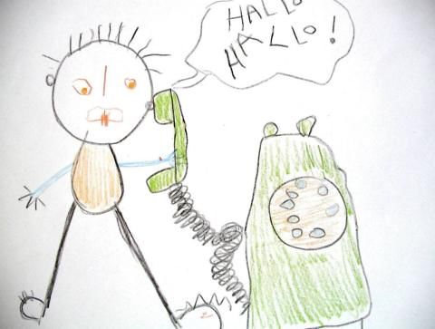 Archiv-Bild „Beim Telefonieren“