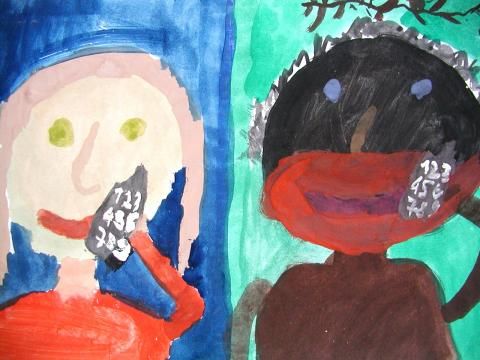 Archiv-Bild „Beim Telefonieren um die Erde“