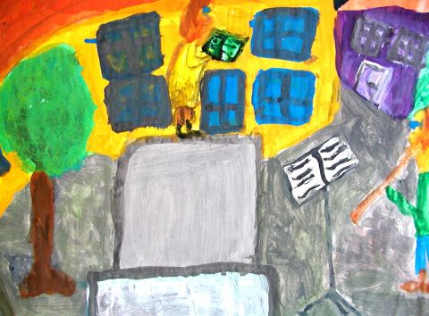 Archiv-Bild „Figur vor der Musikschule in Weimar“