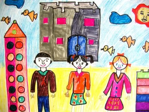 Archiv-Bild „Kinder auf der Straße“