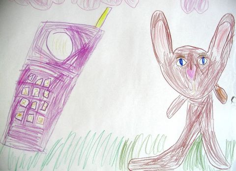 Archiv-Bild „Handy und Tier“