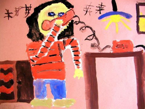 Archiv-Bild „Beim Telefonieren“