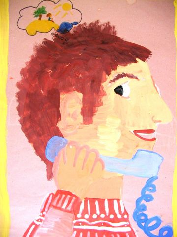 Archiv-Bild „In der Telefonzelle“