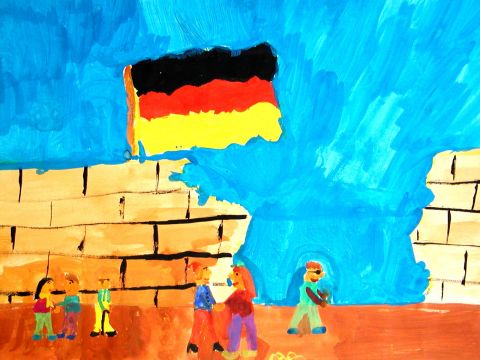 Archiv-Bild „Mauerdurchbruch“