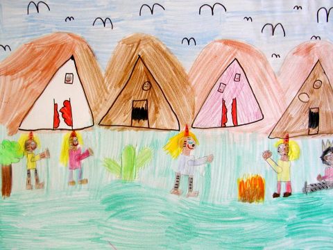 Archiv-Bild „Kinder im fernen Land“