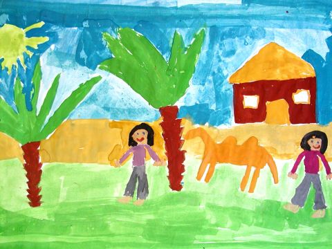 Archiv-Bild „Kinder im fernen Land“