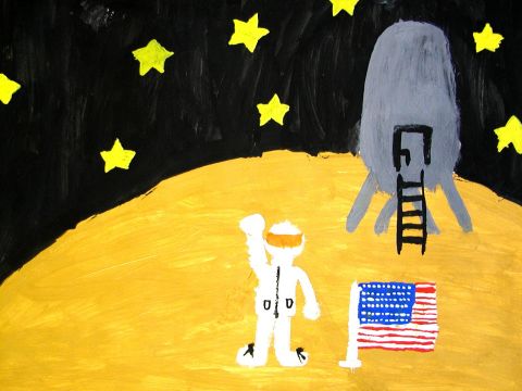 Archiv-Bild „Landung auf dem Mond“