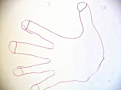 Archiv-Bild „Meine Hand“