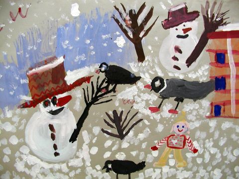 Archiv-Bild „Meine Schneemänner“