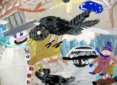 Archiv-Bild „Unsere Schneemänner“