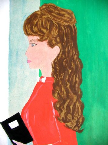 Archiv-Bild „Mädchen mit Heft“