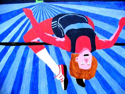 Archiv-Bild „Hochspringerin“