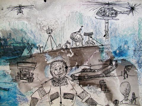 Archiv-Bild „Sowjetische Antarktisstation“