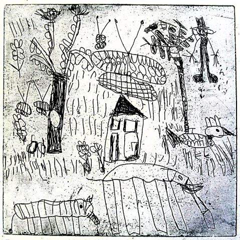 Archiv-Bild „Ich beobachte die Tiere am Haus“