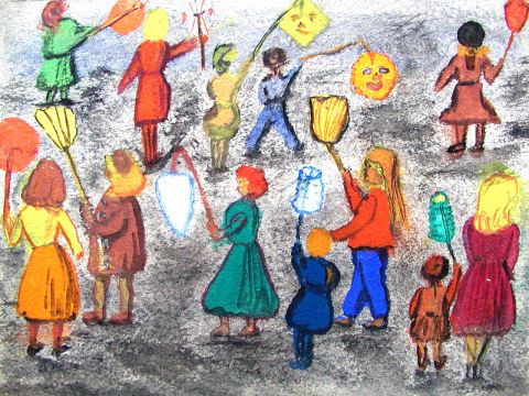 Archiv-Bild „Der Laternenumzug“