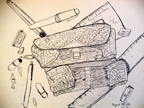 Archiv-Bild „Meine Federtasche“