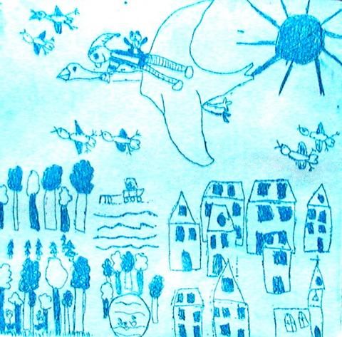 Archiv-Bild „Auf dem Vogel fliegen“