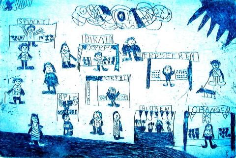 Archiv-Bild „Auf dem Markt“