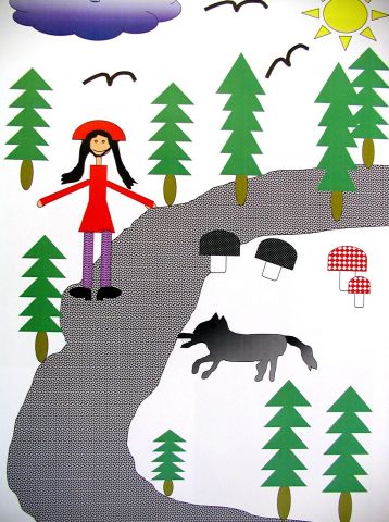 Archiv-Bild „Rotkäppchen und der Wolf“