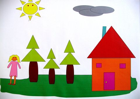 Archiv-Bild „Mädchen am Haus“