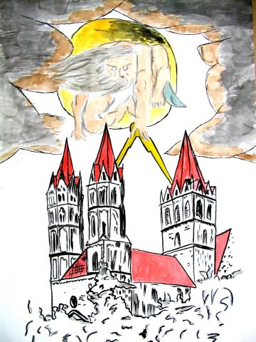 Archiv-Bild „Liebfrauenkirche-frei nach William Blake“